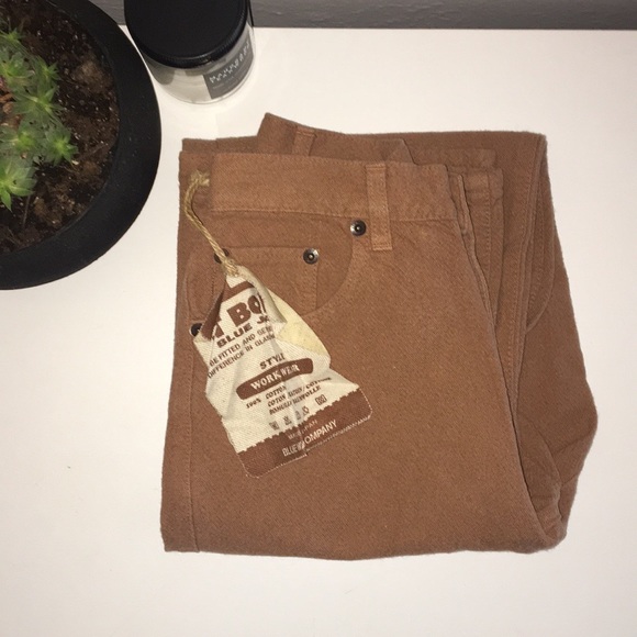 Brown textured jeans from Japan - Picture 5 of 6